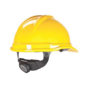 Safety helmet vented rachet type