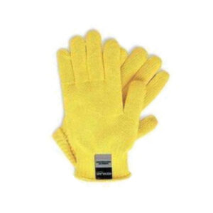 Aramid knitted gloves with cotton lining