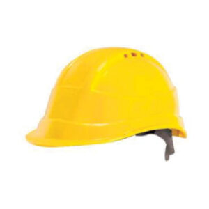 Safety helmet vented nape type